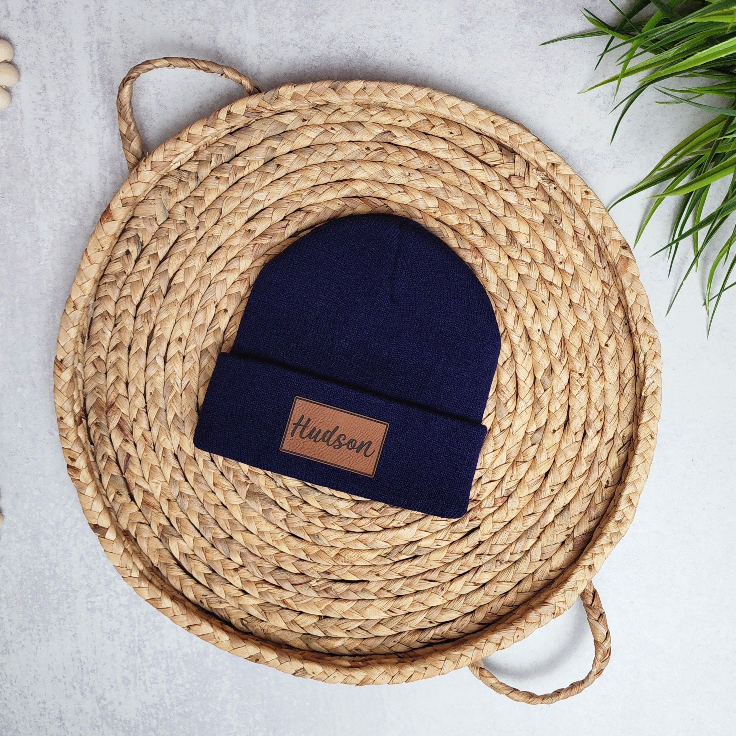 Name Beanie - Midnight Blue