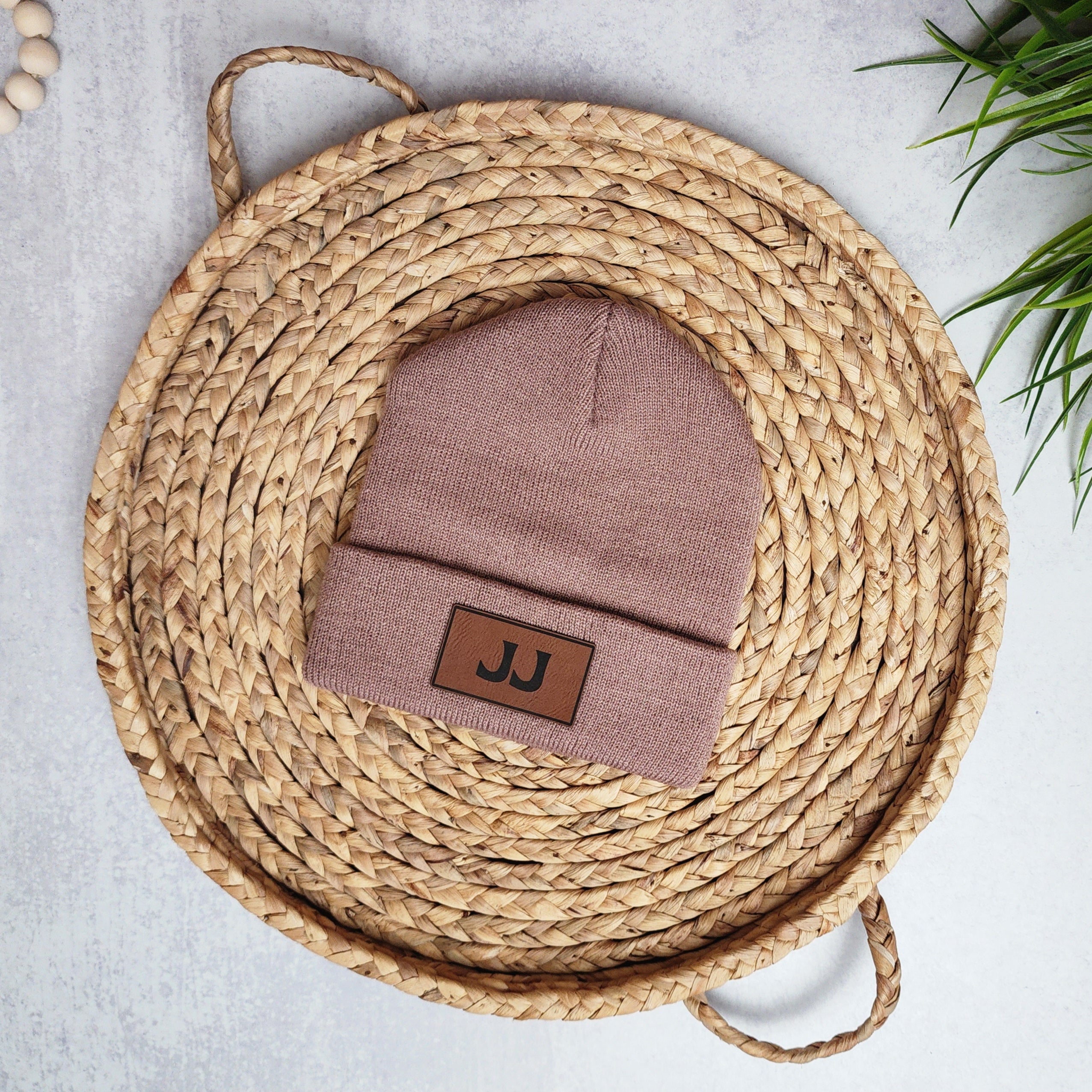 Name Beanie - Latte