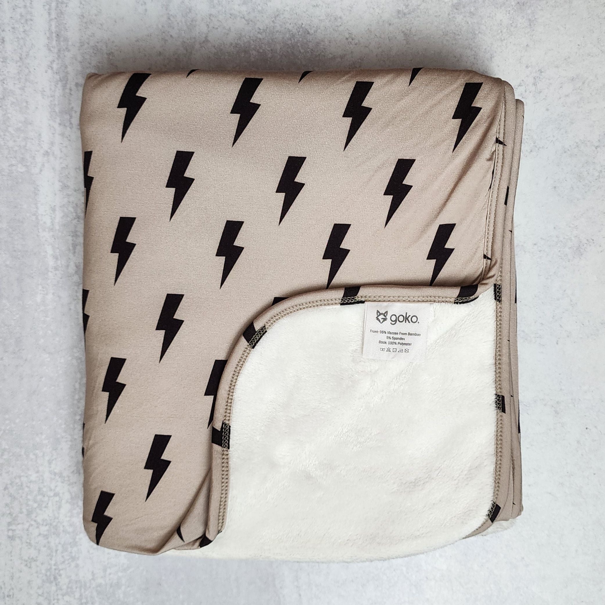 Lightning Bolt Toddler Blanket
