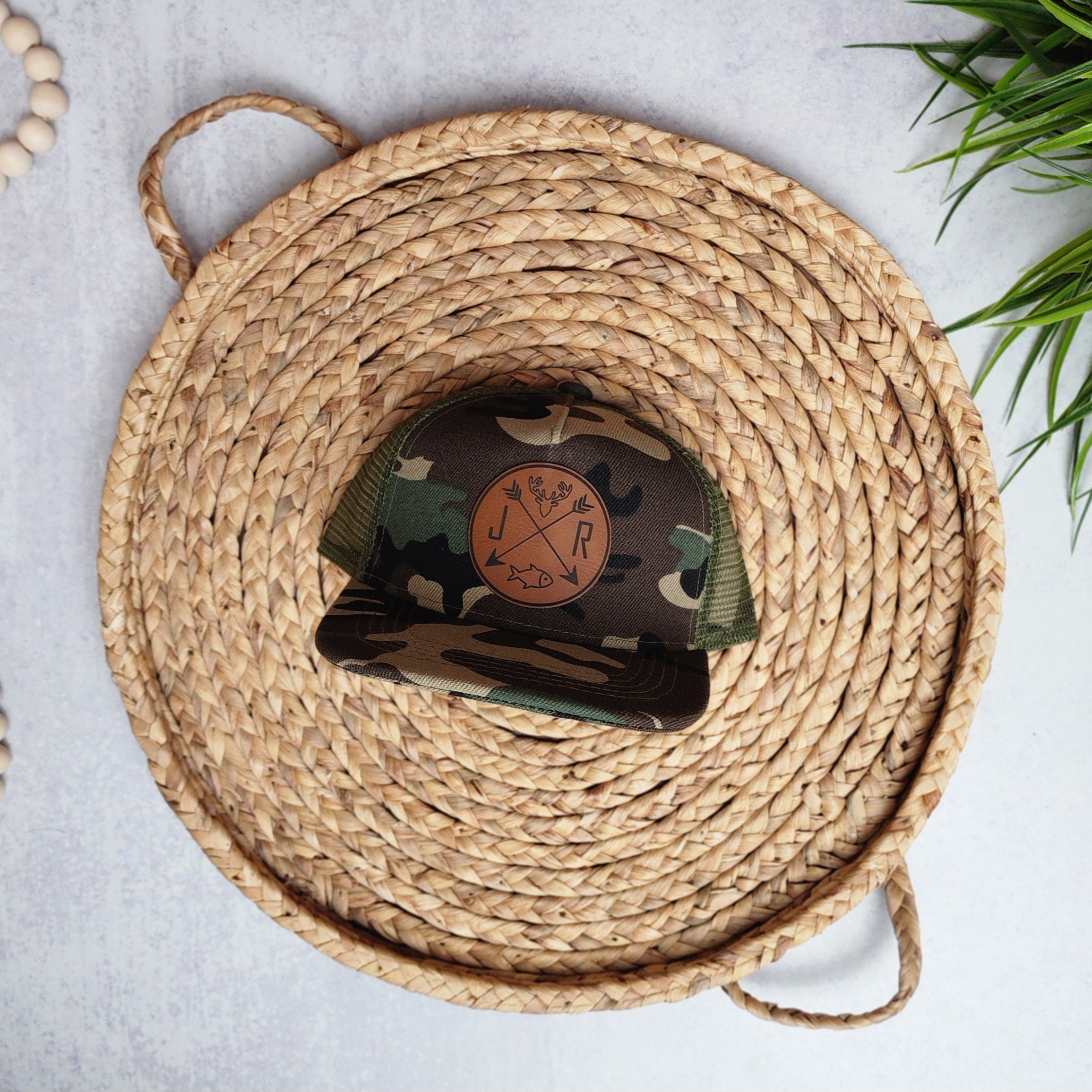 Initials Hobby Hat - Circle