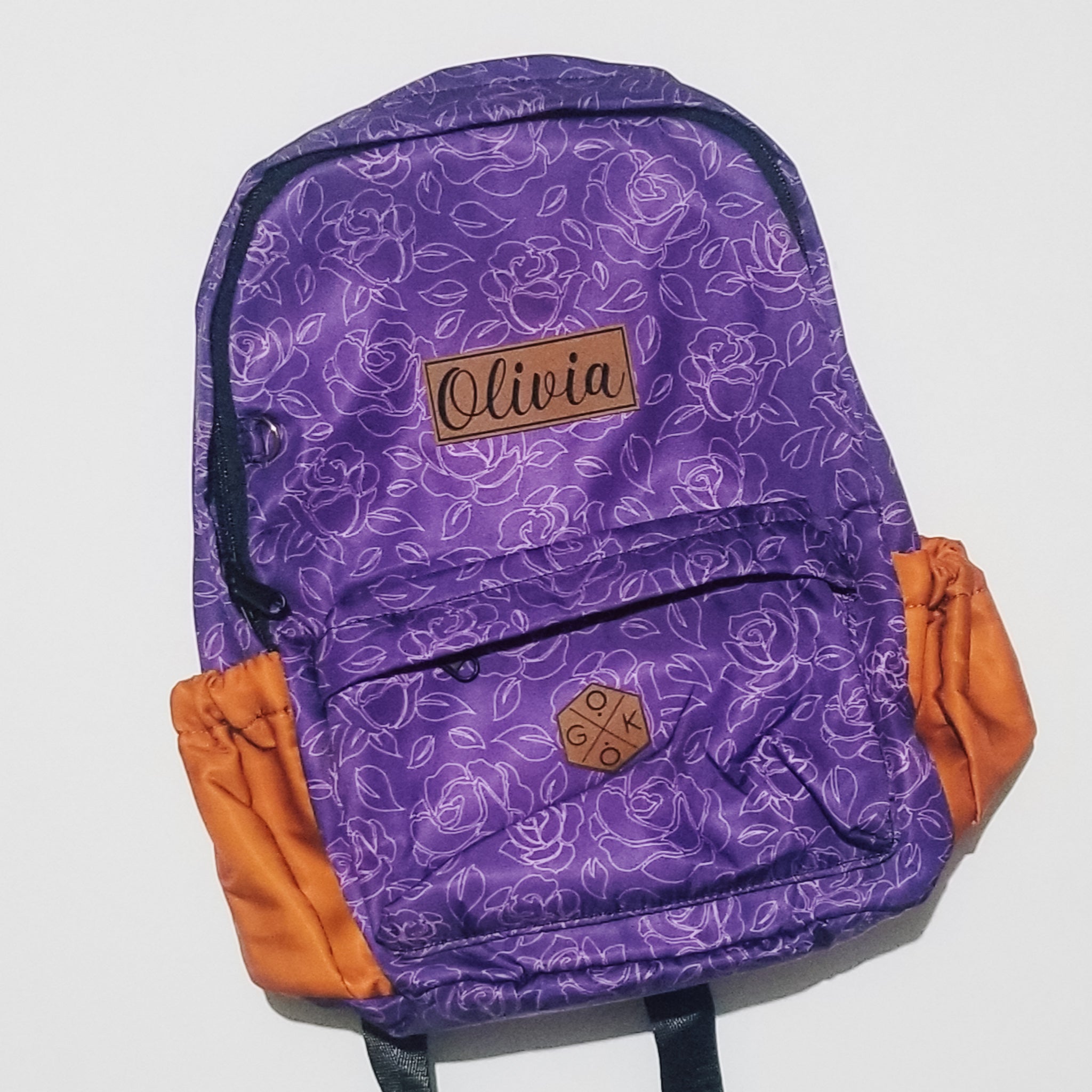 Purple Rose Backpack